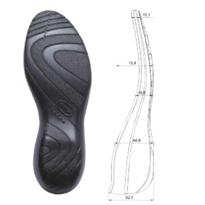 Suola 9116 Vibram Sofia in mescola leggera VI-LITE per riparazione scarpe
