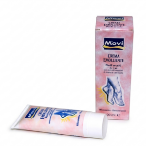 Crema emolliente per piedi secchi e screpolati Movi flacone da 100ml