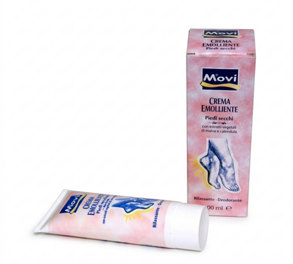 Crema emolliente per piedi secchi e screpolati Movi flacone da 100ml