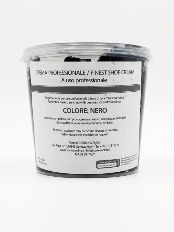 Confezione di crema lucidante per pelle professionale Prestige con cera d'api e carnauba
