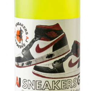 Shampoo detergente smacchiatore AJ SNEAKERS GO Grey da 500ml per scarpe in pelle e camoscio