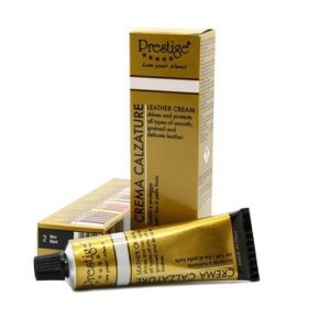 Tubetto di lucido crema per scarpe Prestige da 50ml per nutrire e lucidare la pelle liscia